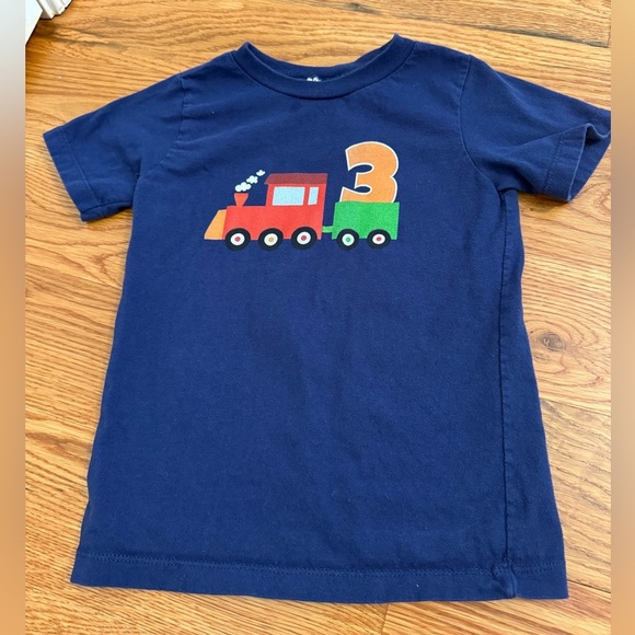 Third Birthday Toddler TShirt Choo Choo Train - Picture 1 of 7